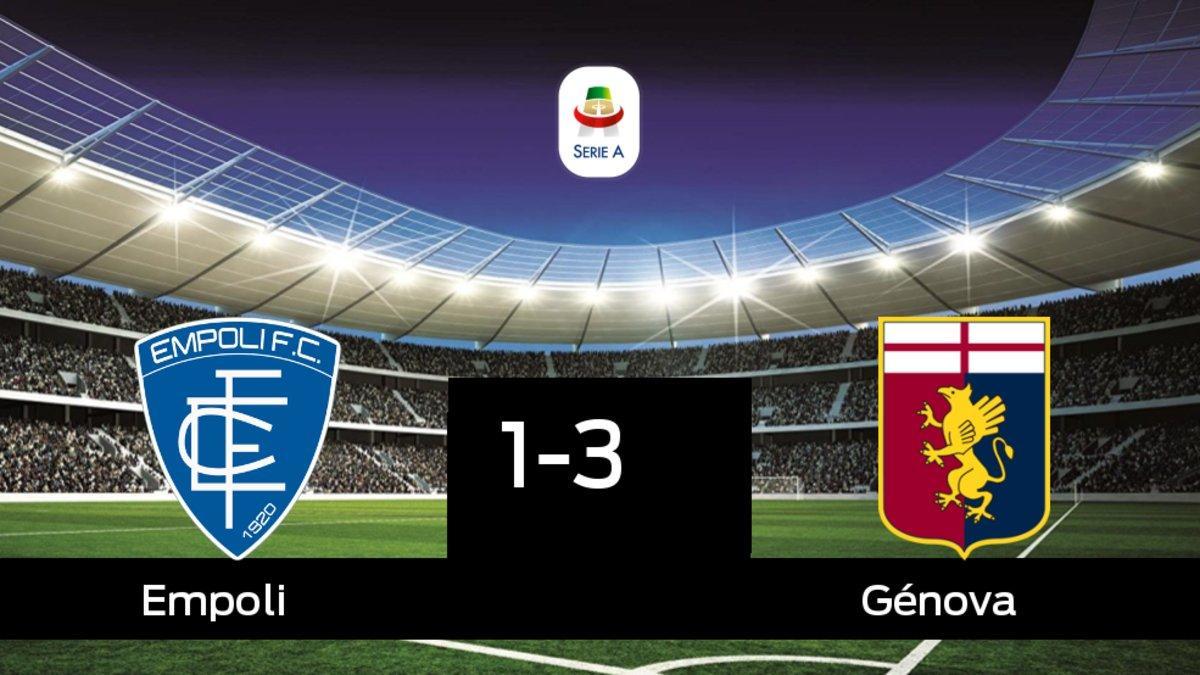 El Génova se lleva la victoria a casa tras vencer al Empoli