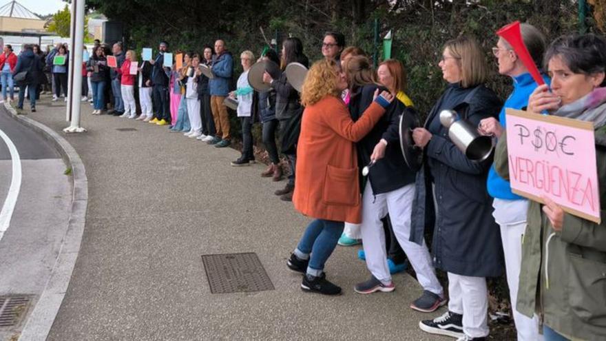 El CPR de Cabueñes protesta por falta de comida