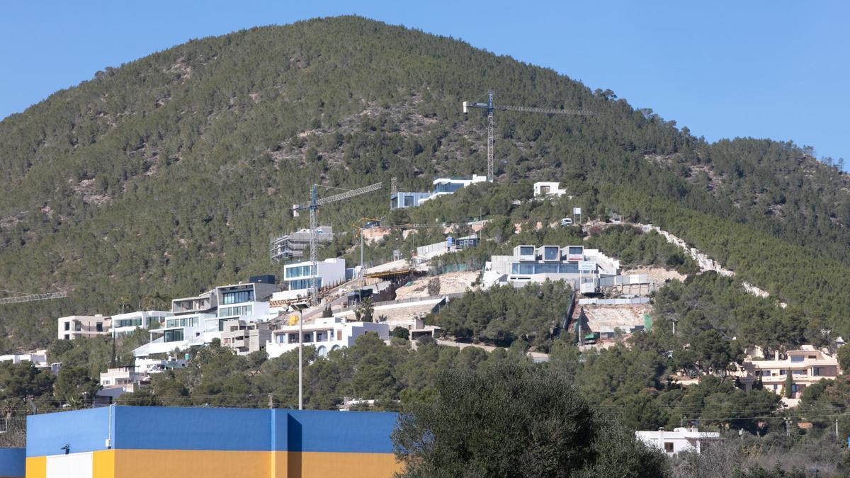 Vista general del desarrollo de Cas Mut.