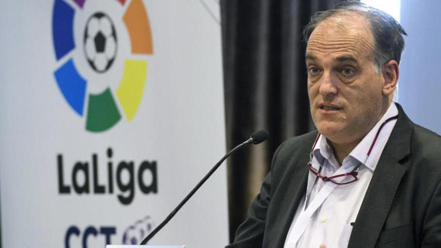 Javier Tebas, presidente de la LFP