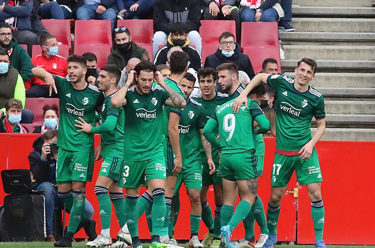 Osasuna pren impuls a costa d’un feble Granada