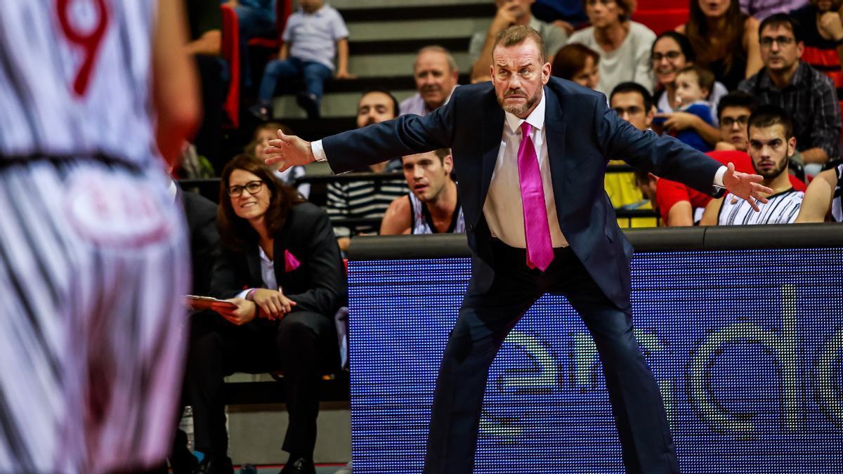 Nestor 'Che' García, durante un partido en su etapa en el Fuenlabrada, en 2018.