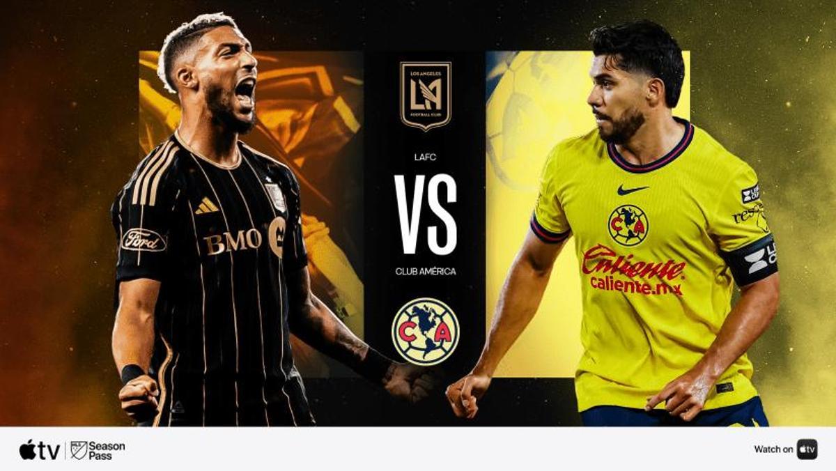 Imagen de la MLS para publicitar un amistoso entre LFC y Club América el pasado febrero