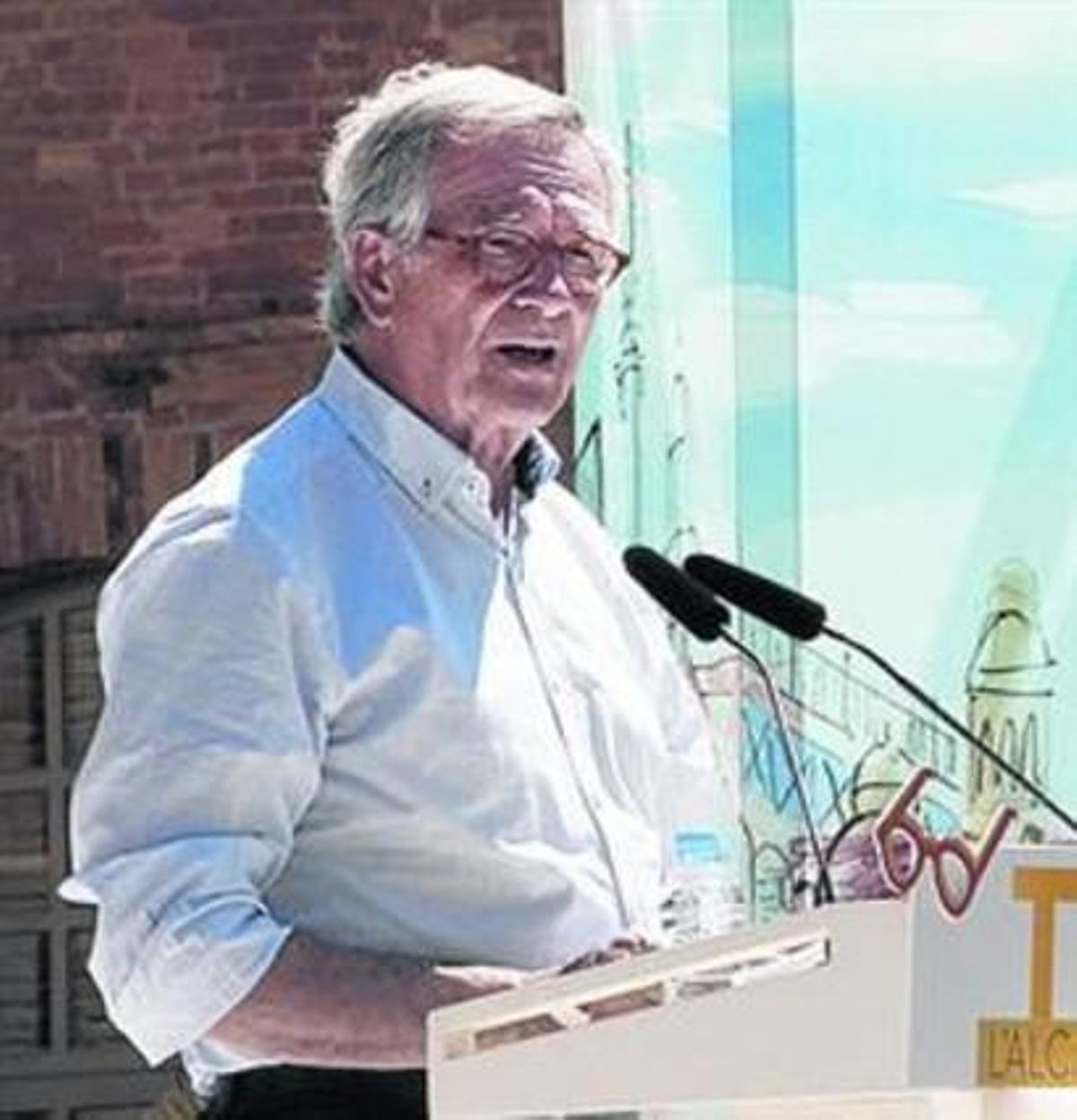 El candidat de CiU, Xavier Trias, ahir. El candidat de CiU, Xavier Trias, ahir.