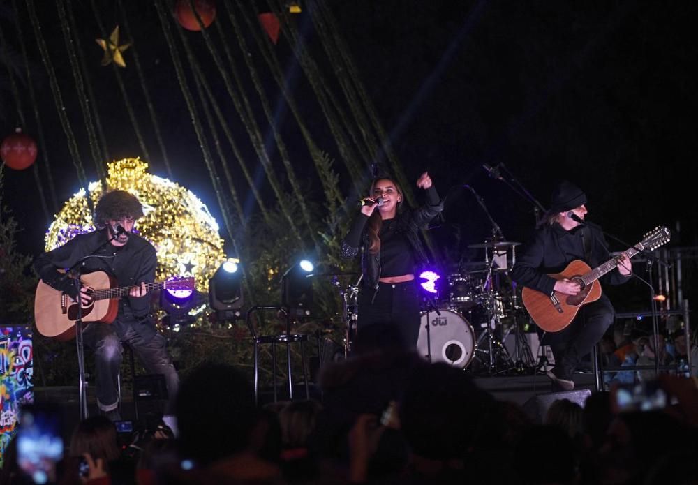 Encendido del árbol de la Circular en Murcia