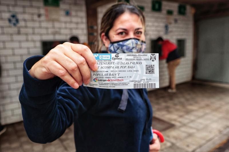 El CD Tenerife empieza a vender entradas para el partido ante la UD Las Palmas