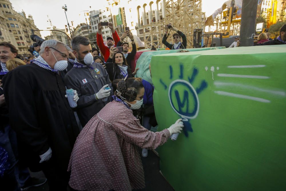 Proceso creativo de la falla municipal