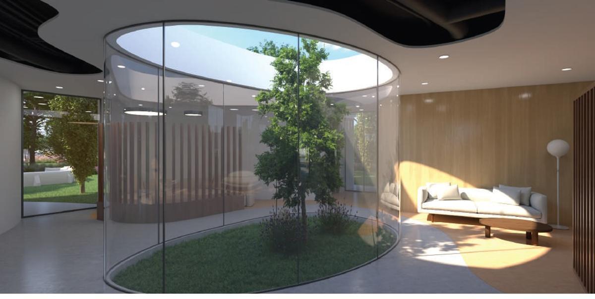 Recreación digital de la Casa Aladina.