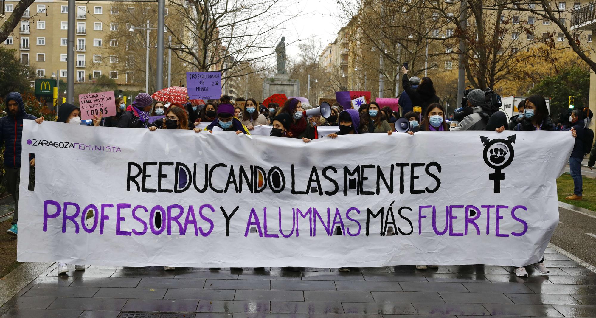 Manifestación estudiantil 8-M 2022