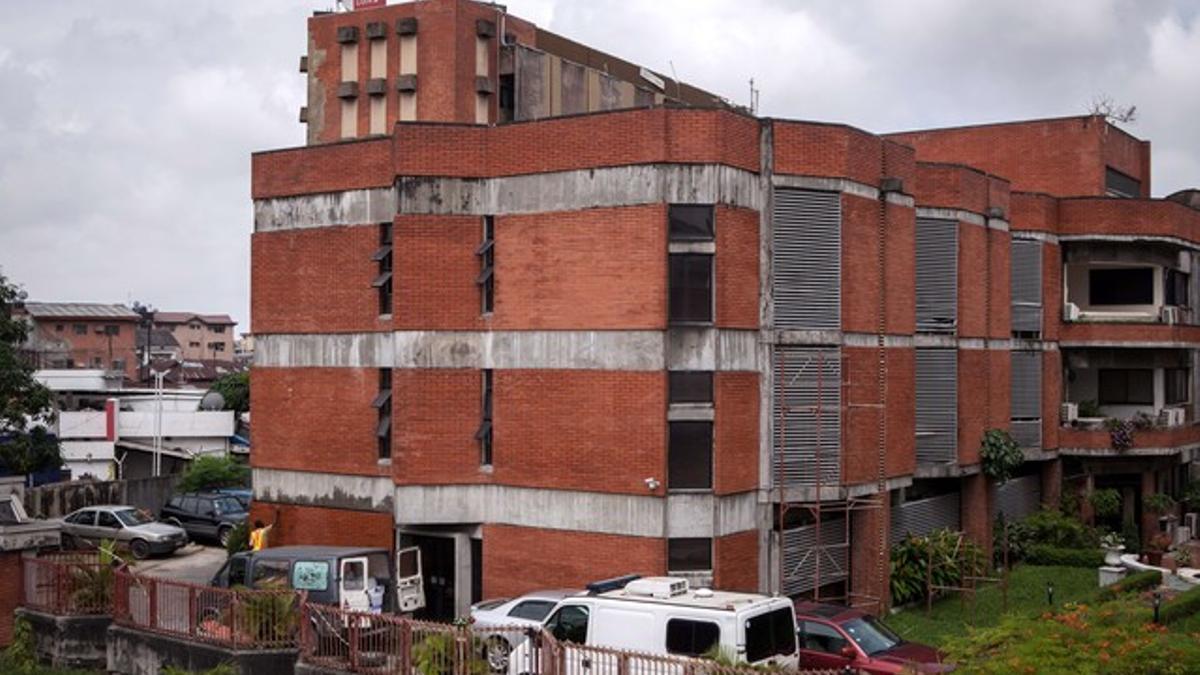 Hospital de Lagos donde fue atendido el primer fallecido por ébola en Nigeria.