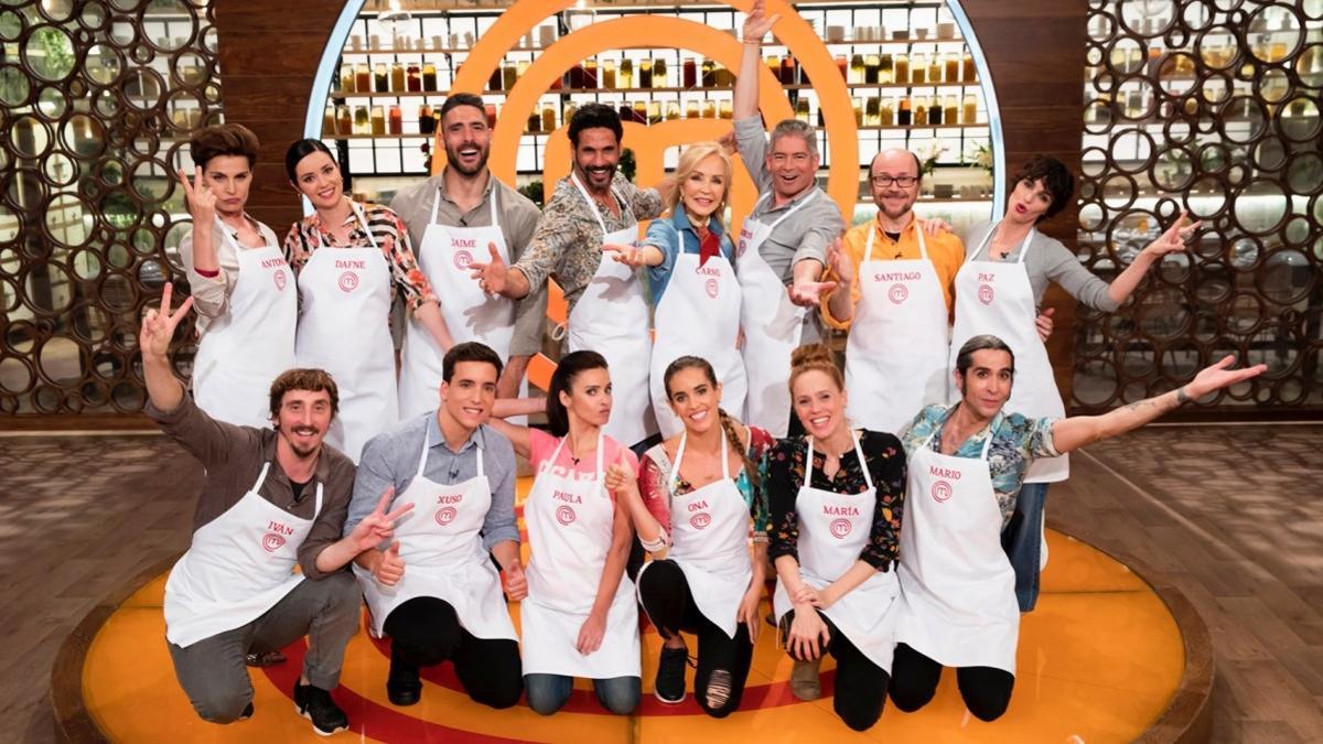 Los 14 aspirantes de la tercera edición de 'Masterchef Celebrity'