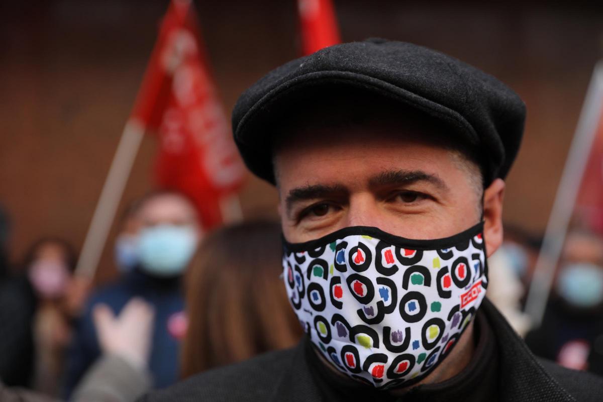 El secretaria general de CCOO, Unai Sordo.