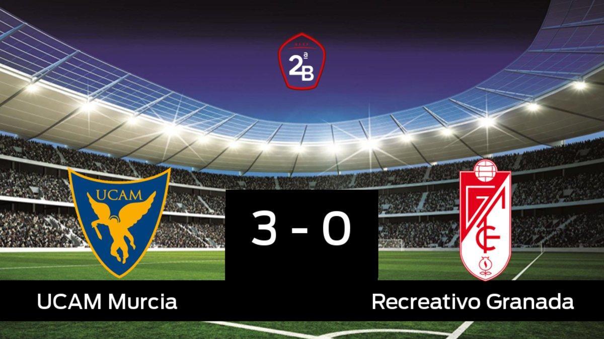 Tres puntos para el equipo local: UCAM Murcia 3-0 Recreativo Granada