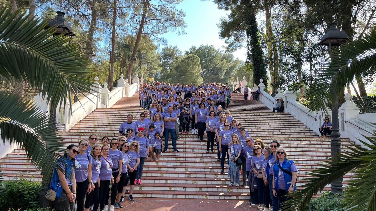 GALERÍA I La IV Marcha Solidaria de la Asociación Contra el Cáncer en Vila-real, en imágenes