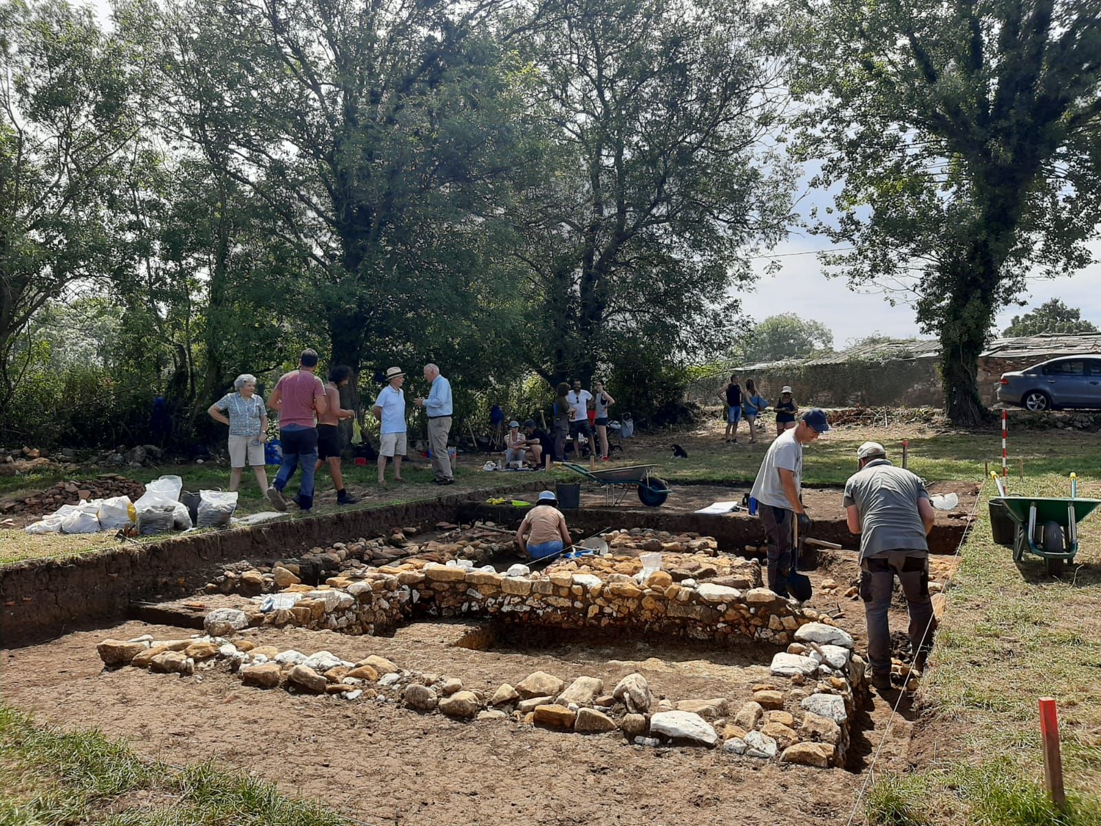 El yacimiento arqueológico Lucus Asturum, en Posada de Llanera: los expertos descubren que durante 400 años hubo población romana asentada allí