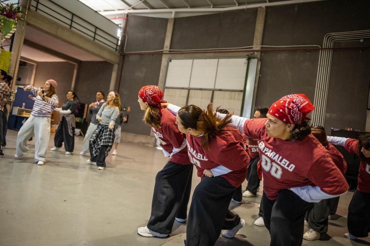 Grupo de danza urbana de mayores