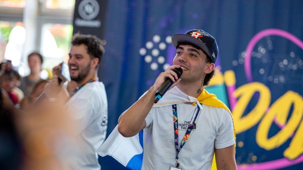 El streamer Agustín51 desata la locura en TLP Tenerife 2026