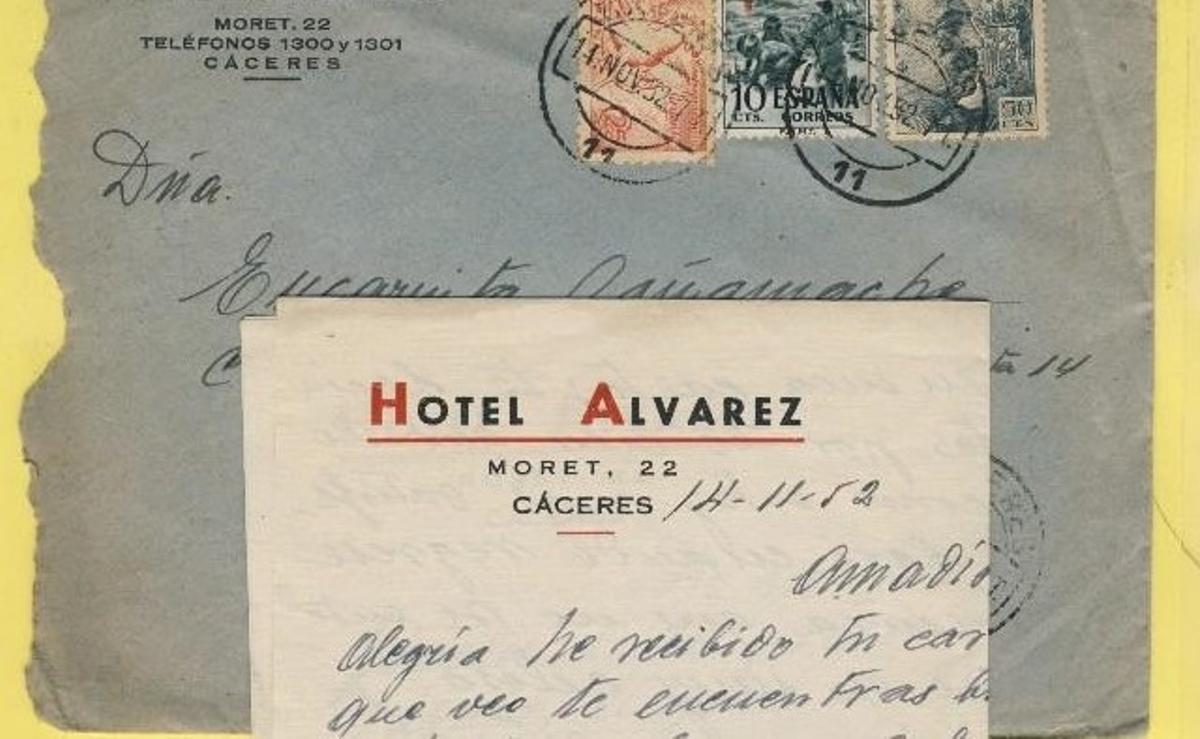Hotel Álvarez en Cáceres.