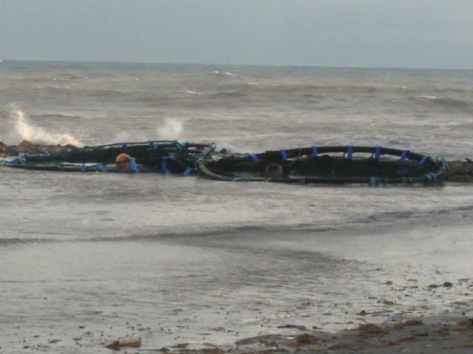 La borrasca Gloria se ceba con Cabo de Palos