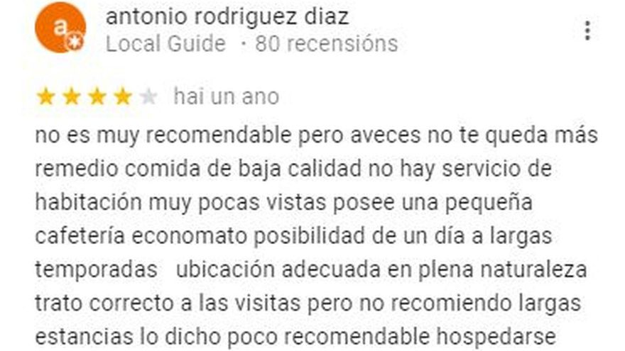 Comentario sobre la prisión ourensana de Pereiro de Aguiar