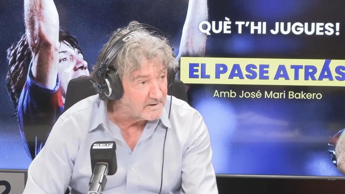 José Mari Bakero en el '¡Con qué juegas!' de Cadena SER Cataluña.