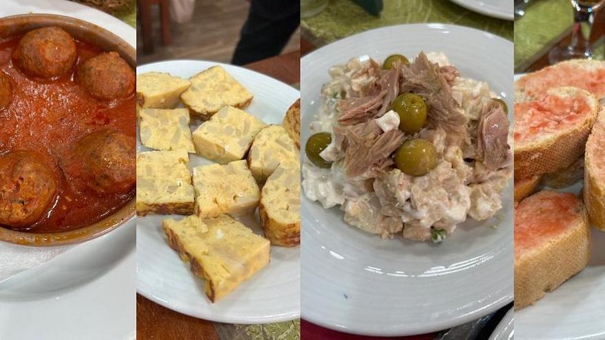 Tapas del Bar Restaurante Huelva de Rubí