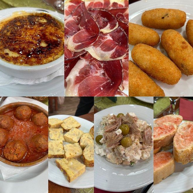 Tapas del Bar Restaurante Huelva de Rubí