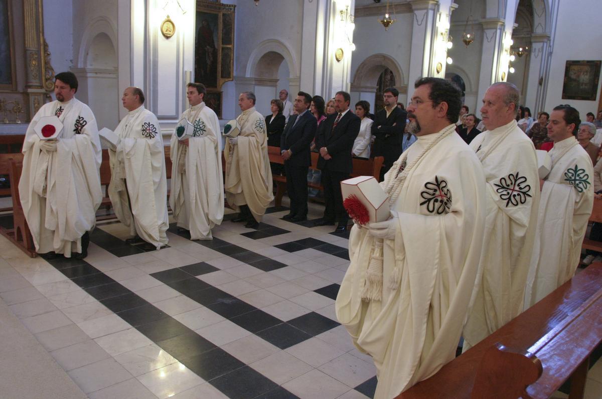 Misa de la orden de Montesa coordinada en el año 2004.