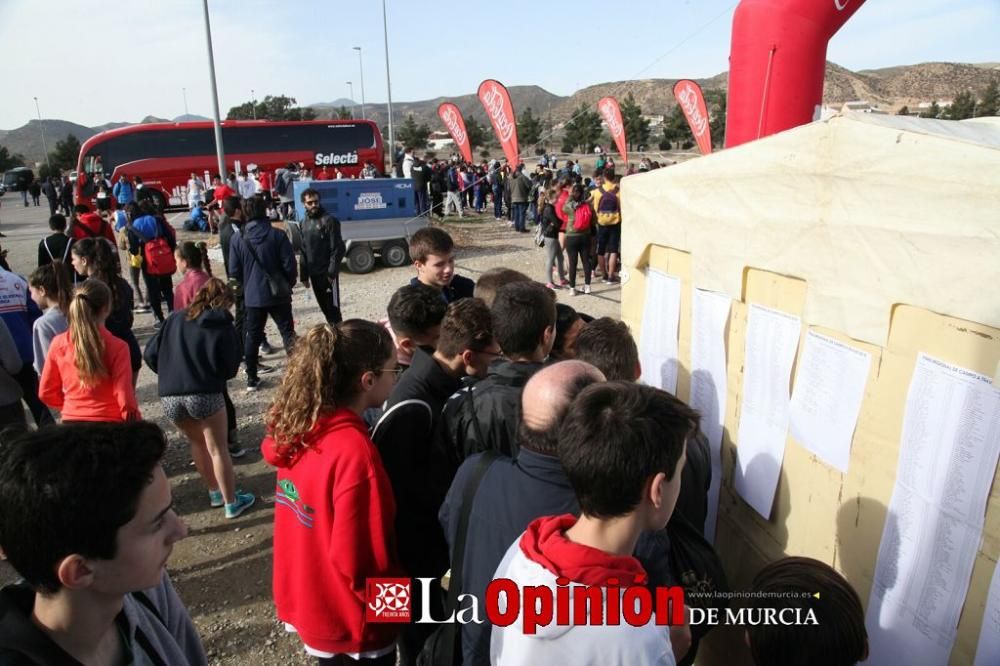 Final Regional de Cross Escolar: entrega de medallas