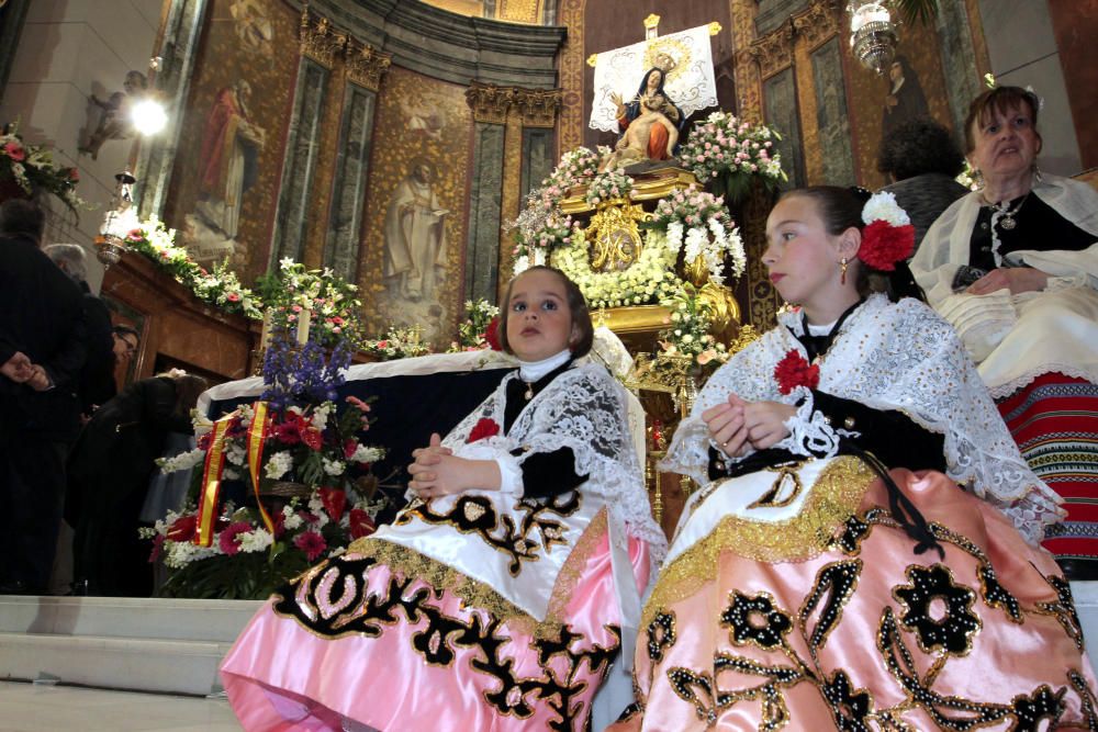 Ofrenda floral a la Virgen de la Caridad de Cartagena