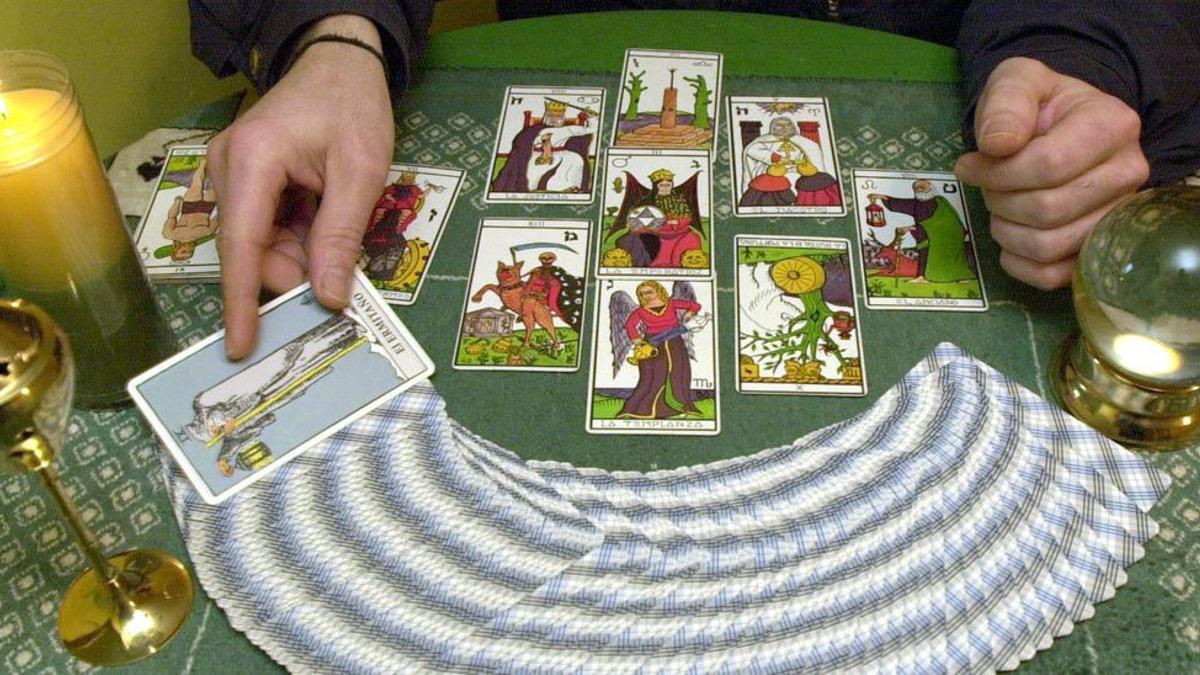 Las cartas del tarot.