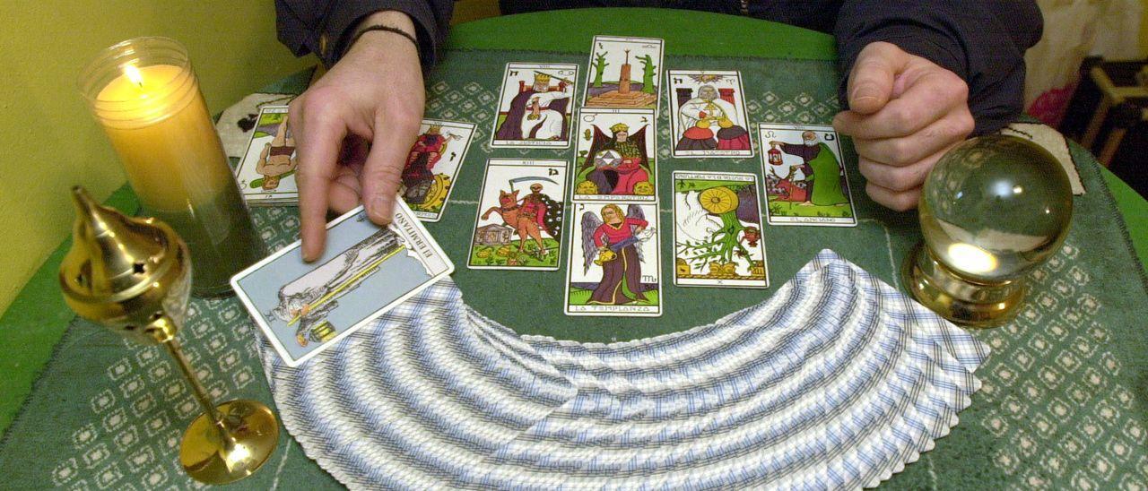 Las cartas del tarot.