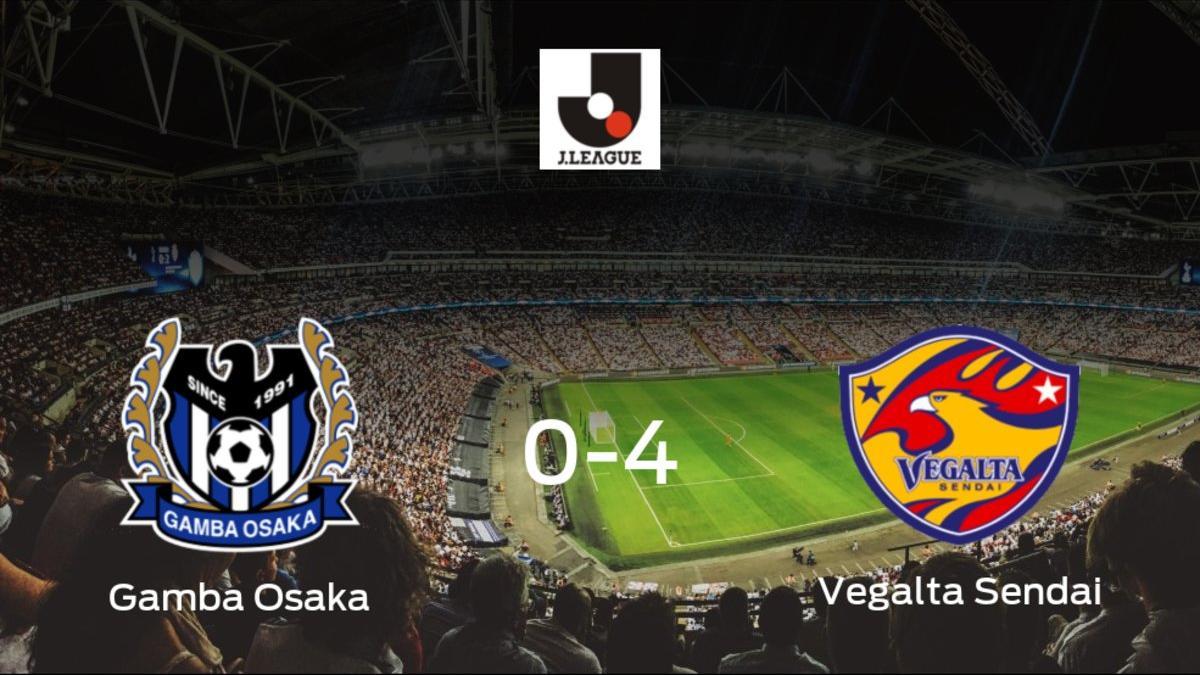 El Vegalta Sendai suma tres puntos tras pasar por encima del Gamba Osaka (0-4)