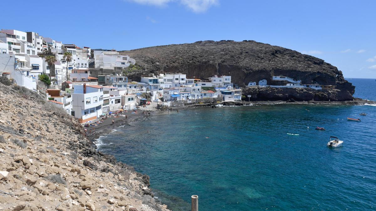 Enclave costero de Tufia, en el municipio de Telde