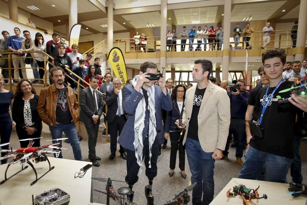 Hugh Herr visita la Escuela Politécnica de Gijón