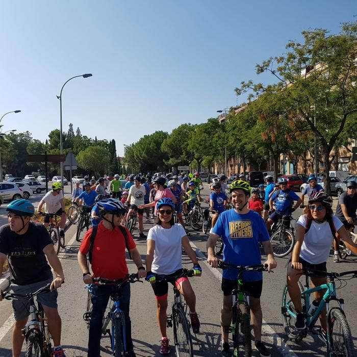 Marcha en bici desde los tres municipios.