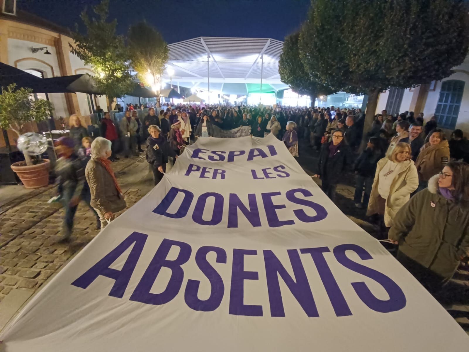 Manifestación 25N en Mallorca: "Si esto no se acaba, guerra, guerra, guerra"