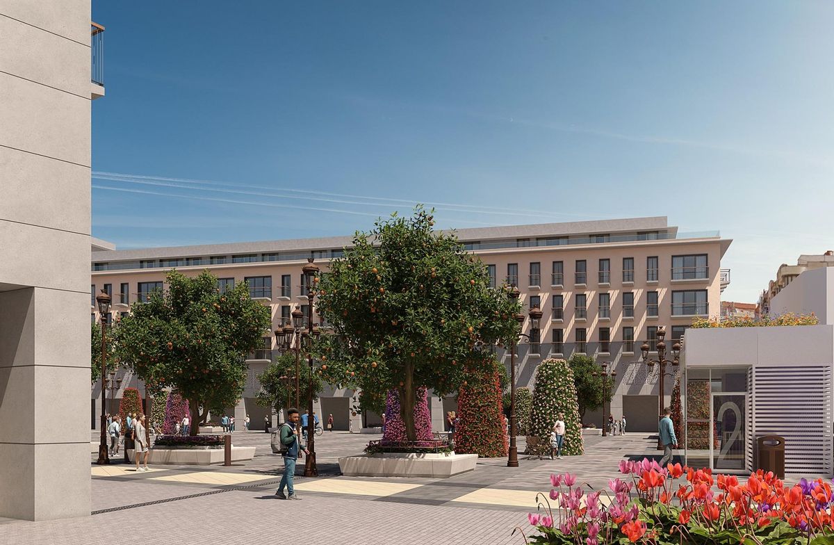 Proyecto de la nueva Plaza Mayor de Huelva.