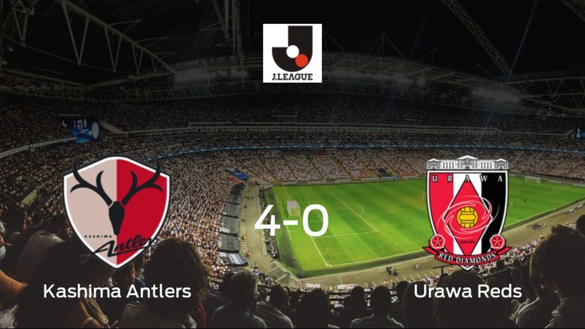 El Kashima Antlers se queda con los tres puntos ante el Urawa Reds (4-0)