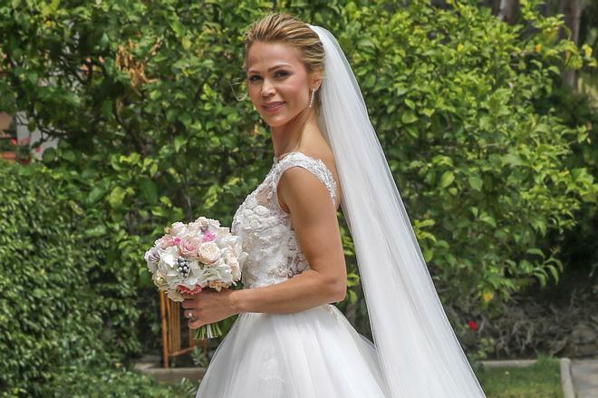 El look de Yolanda Cardona en su boda