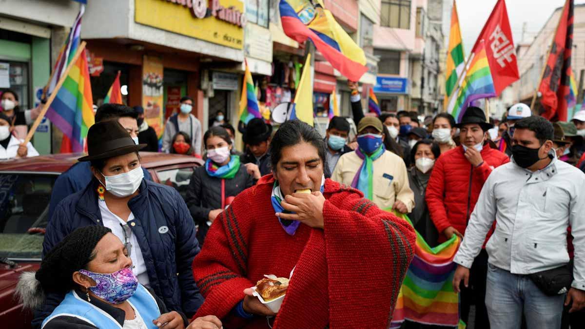 Quito se prepara para recibir marcha indígena liderada por Yaku Pérez (en la foto).