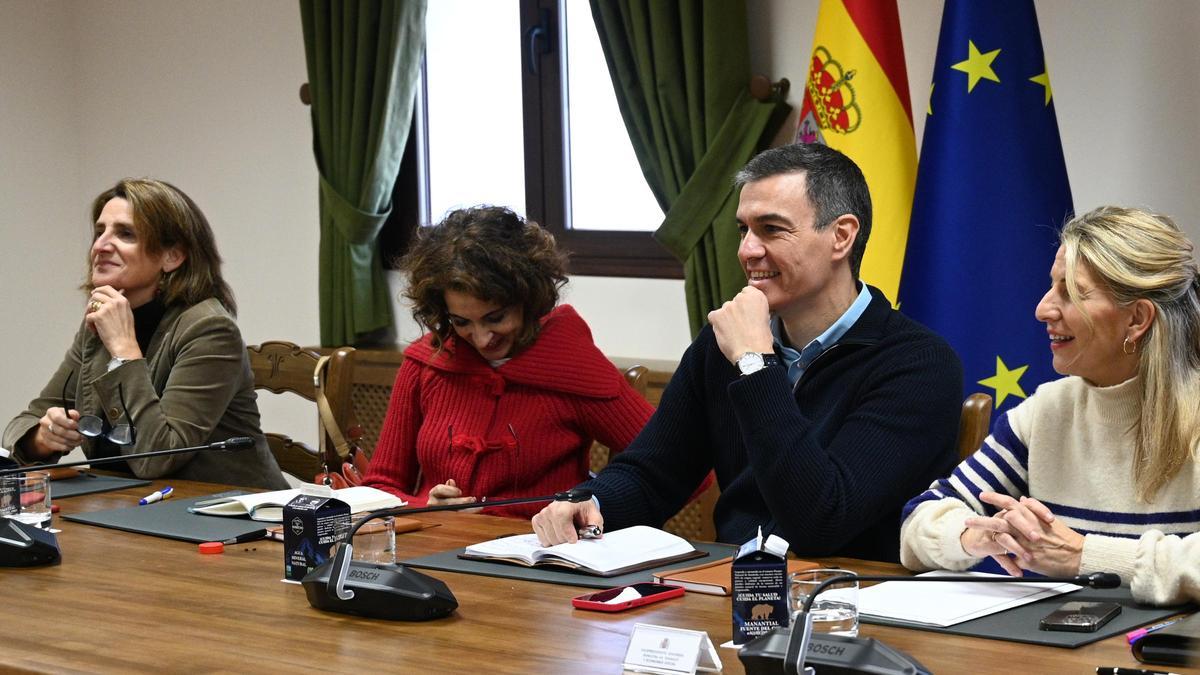 Reunión del Gobierno en Quintos de Mora.