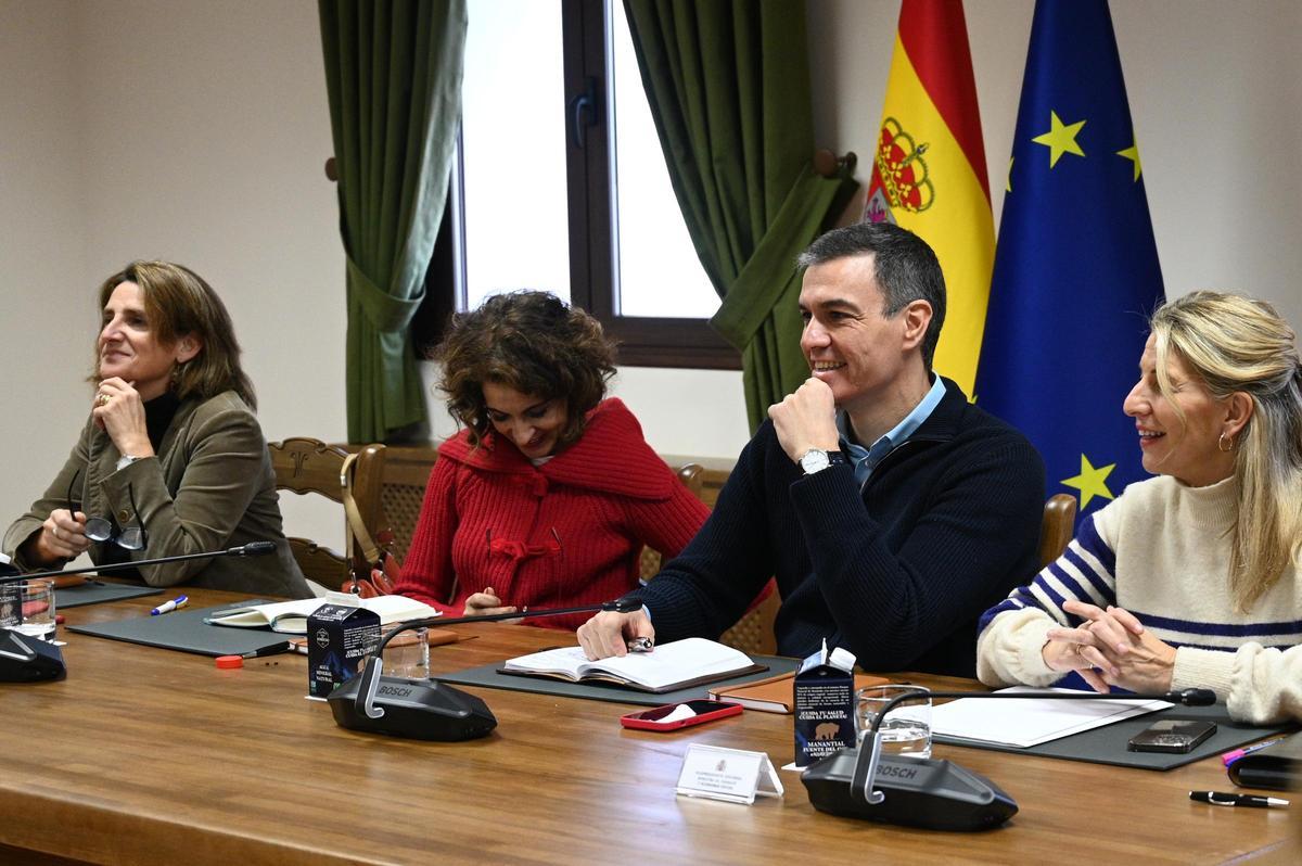 Reunión del Gobierno en Quintos de Mora.