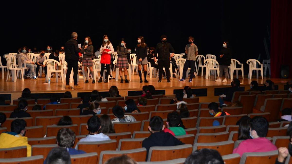 Outro momento do certame no Auditorio de Cangas.   | // G.N.