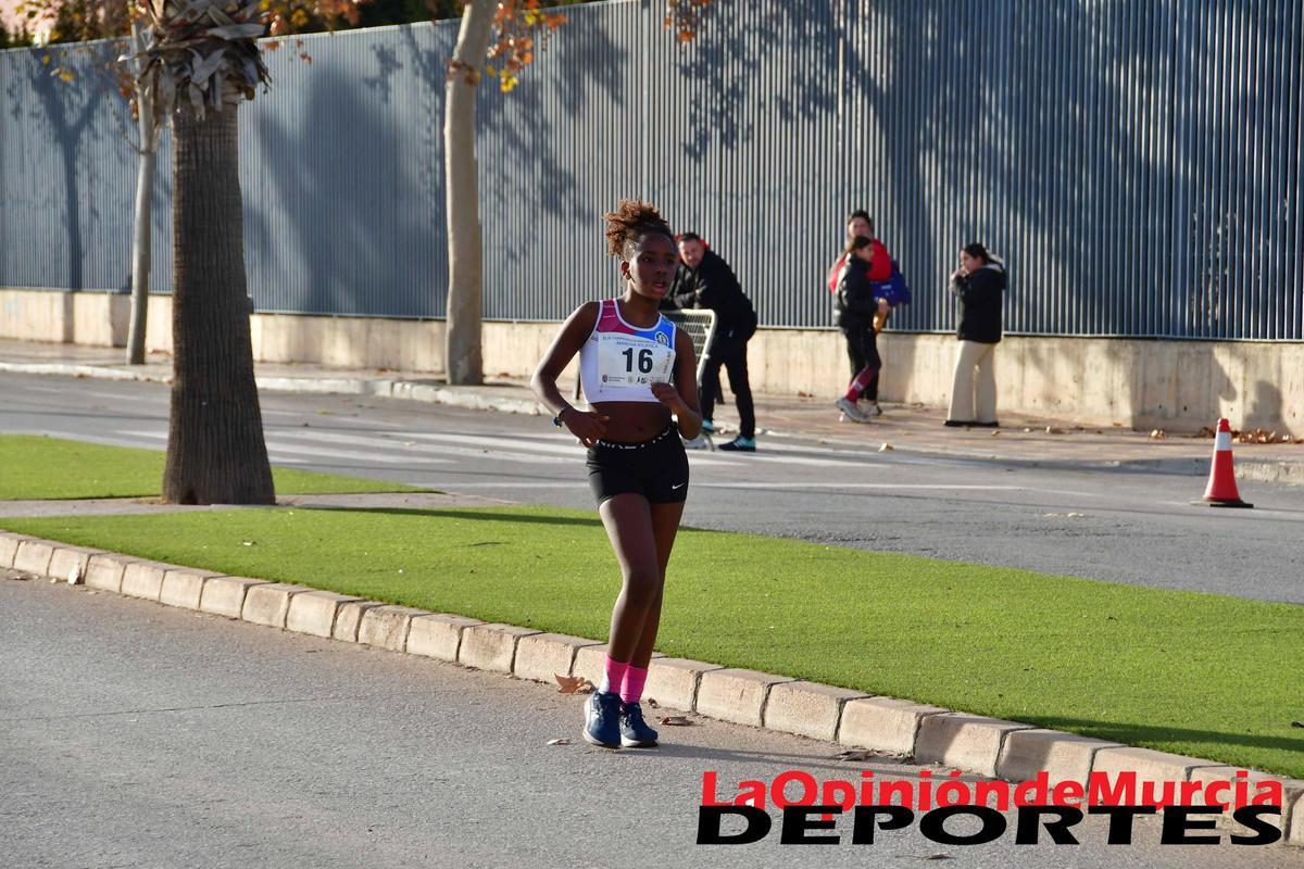 Carrera regional de marcha en Jumilla.