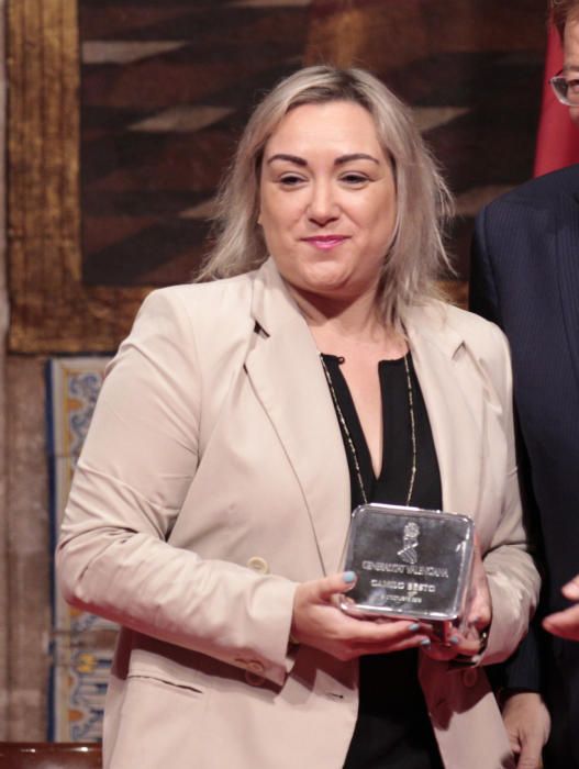 Acto institucional por el 9 d'Octubre en el Palau de la Generalitat