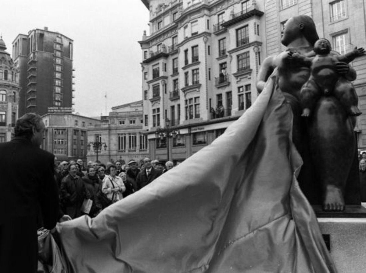«La Gorda», el día de su inauguración en la Escandalera. | LNE