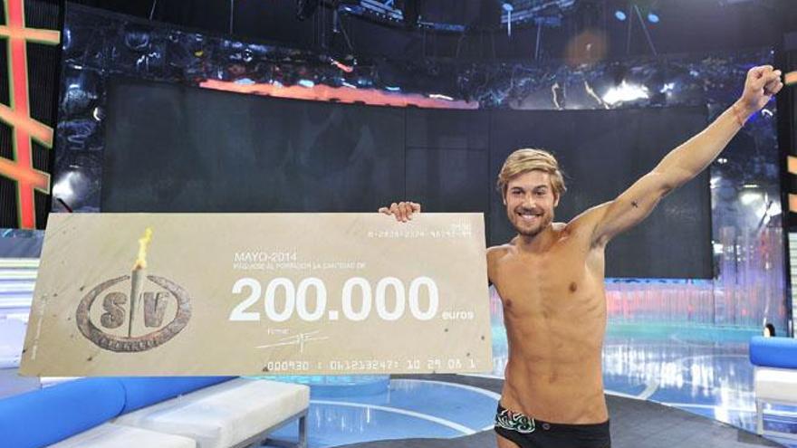 El ganador de &#039;Supervivientes&#039;, Abraham García.