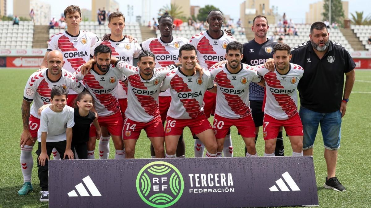 Once de L'Hospitalet que derrotó el domingo al Badalona