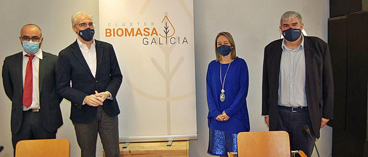 El conselleiro, en el acto del Clúster de la Biomasa de Galicia  | // FDV